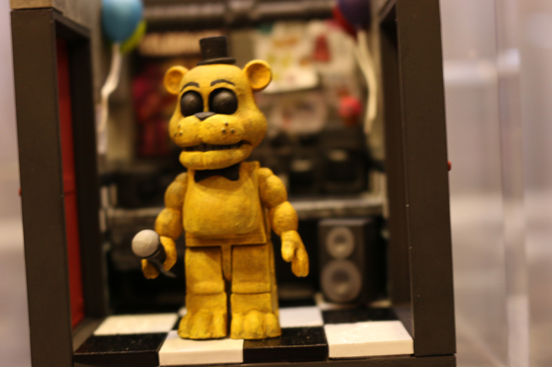 Illustration for article titled Five Nights At Freddy's Build-A-Horrible-Animatronic-Bear Sets Even Creepier In Person